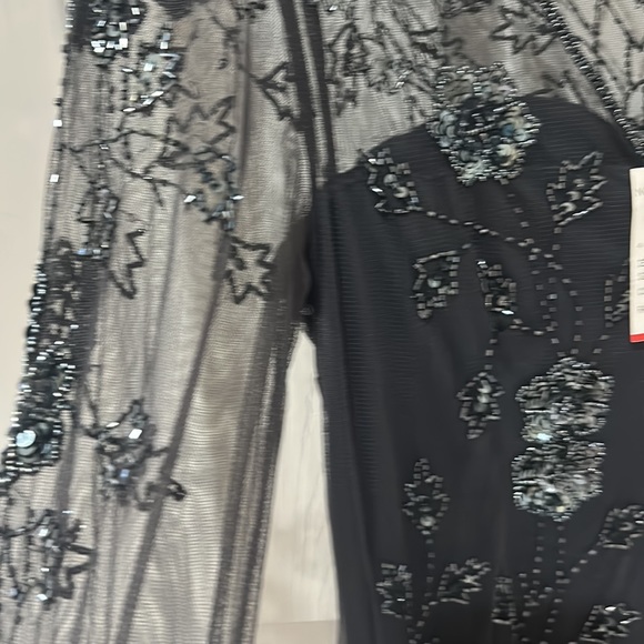 Simply Stunning Sequined Cocktail Dress NWT Black/Gunmetal - Picture 6 of 6